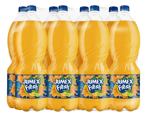 8 Pack De Jugo Jumex Fresh 2 Lts Sabor Citrus
