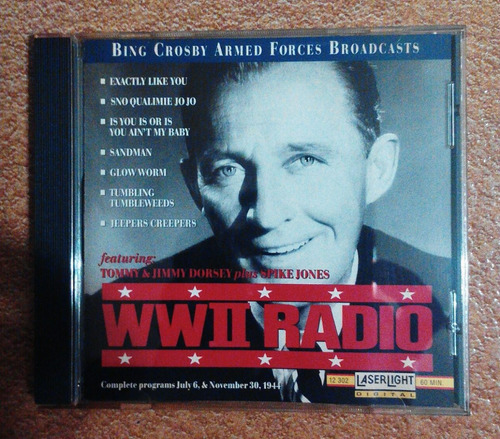 Cd Bing Crosby Ww2 Radio Armed Forces Impecable! Belgrano 