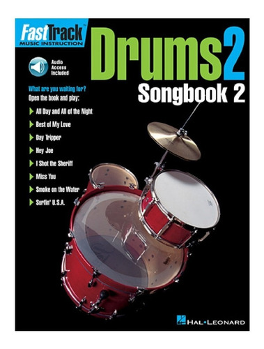Fast Track Drums 2, Songbook 2.