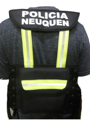 Imagen 4 de 5 de Chaleco Arnes Israeli Vial Paintball Reflectivos Accesorios