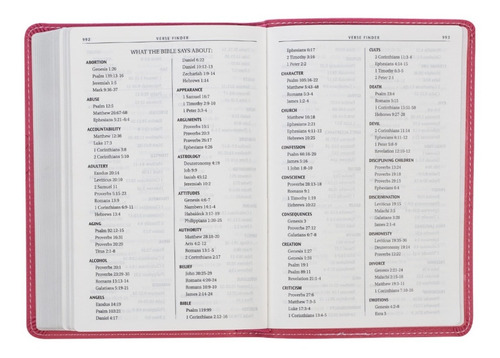Imagen 8 de 9 de Biblia En Inglés King James Version Tamaño Compacto Rosa