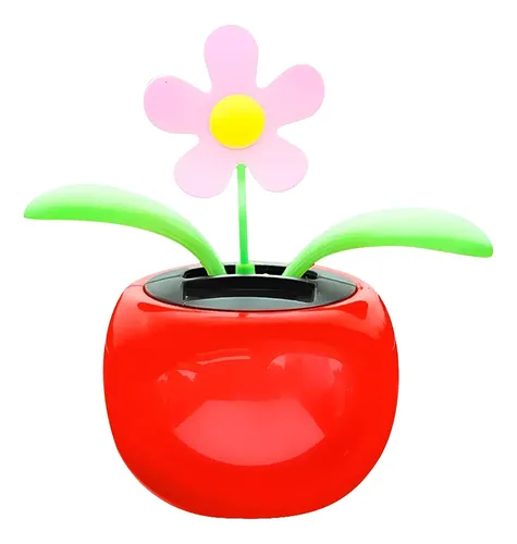 Flor bailarina con energía solar, juguete de bailarina oscilante para decoración de automóvil, flor de cabeza de bobblehead ecológica para el escritorio del automóvil, decoración del hogar Flor bailarina con energía solar, juguete de bailarina oscilante para decoración de automóvil, flor de cabeza de bobblehead ecológica para el escritorio del automóvil, decoración del hogar