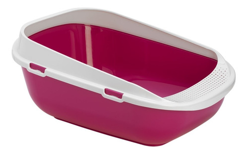 Arenero Sanitario Gatos Moderna Mega Step Fucsia C284 Grande