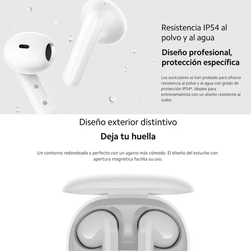 Auriculares inalámbricos Xiaomi Redmi Buds 4 Lite Bluetooth 5.3 con estuche  de carga