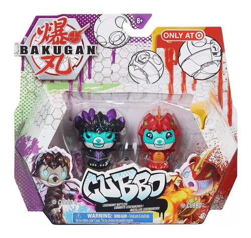 Bakugan Cubbo  Batallas Legendarias  Geogan Rising Paquete 2