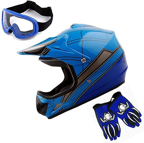 Wow Casco Dianasour Para Motocross Bmx Mx Atv Para Niños Y.