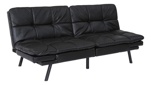 Ritsu Sofa Cama Futon/71 L, Sofa Plegable De Cuero De Espuma