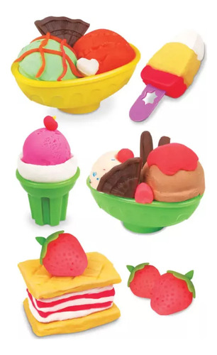 Fabrica De Helados Masas Moldear Plastikids Moldes Heladeria Color