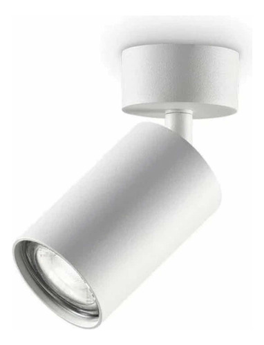 Foco Aplique Spotlight 1*gu-10 Blanco/hb Led + Ampolleta