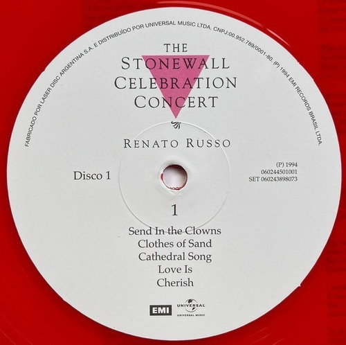 Lp Renato Russo Stonewall Celebration Vinil Duplo Rock Pop