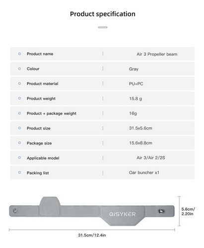Soporte De Hélice Estabilizadores Para Dji Mavic Air 3 Drone