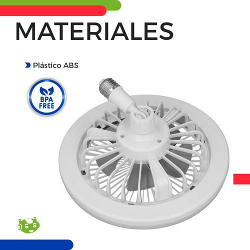 Ventilador De Techo Con Luz Led De 10 Pulgadas Para Aromaterapia Slim Company Conector E27 Ajustable 30w 350 Rpm 5 Aspas 3 Velocidades Con Control Remoto 3 Intensidades Color Blanco