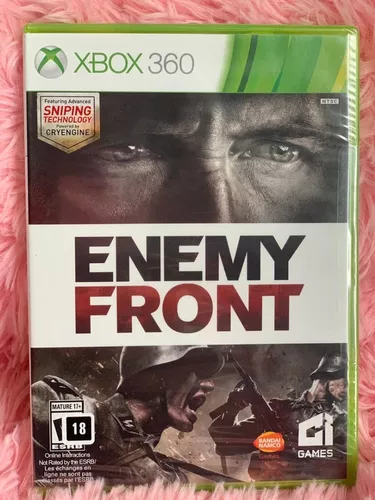 Enemy-front Xbox 360 Jogo original em primeira pessoa com o tema