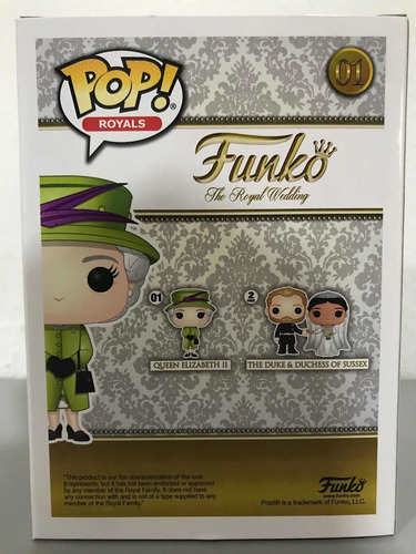 Queen Elizabeth Ii 01 Royale Family Funko Pop Original