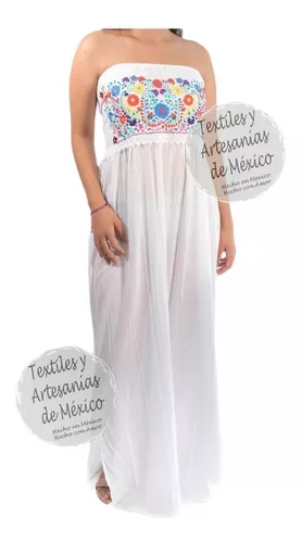 Busca vestido blanco casual de manta a la venta en Mexico.   Mexico
