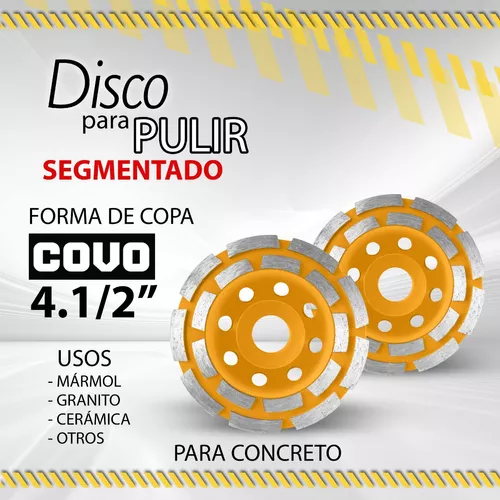 Disco Copa Desbaste Hormigón Concreto 4.1/2 -pernoexpress
