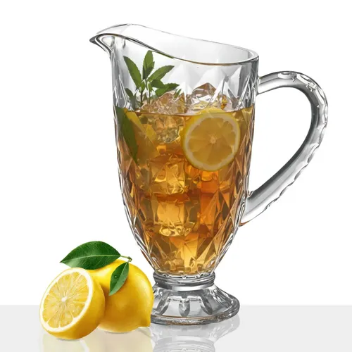 Jarra De Vidro Grosso 1,2l Ideal Para Água Suco