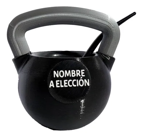 Mate En Forma De Pesa Rusa Kettlebell Personalizado Con Logo