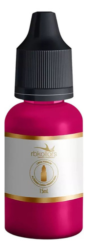 Dandara Pigmento Rosa Itenso Orgânico Premium 15ml Para Lábios RBKollors Micropigmentação Microblading Microlabial