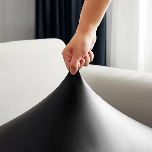 Funda De Cuero Pu Para Asiento De Sofá, Elástica 4 Plazas