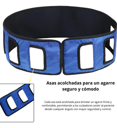Cinturón De Transferencia Para Pacientes - Seguro Y Cómodo