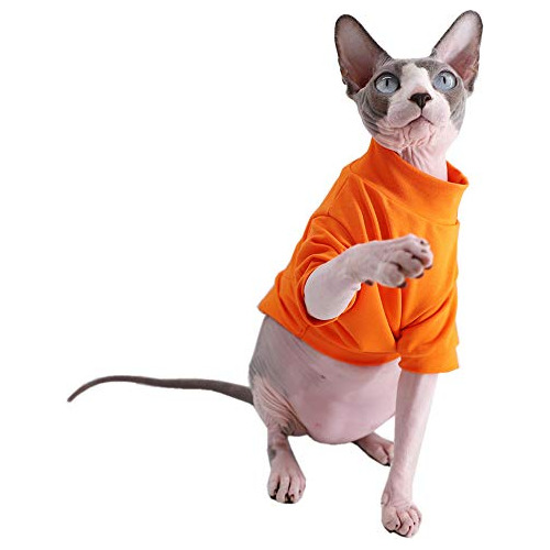 Sphynx Camisetas De Algodón Para Gatos Sin Pelo, Ropa Para 