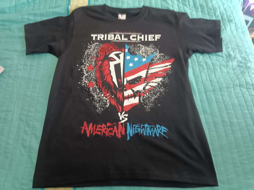 Playera Román Y Cody Wrestlemania Xl Algodón Yazbek Nacional