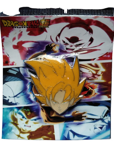 Pin De Dragon Ball Z, Goku Super Saiyajin - Metalico