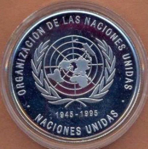 Moneda Conmemorativa De 500 De La Onu.