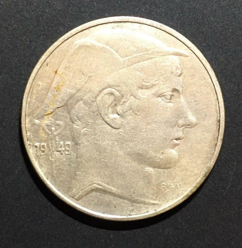 Belgica 20 Francos De Plata 1949