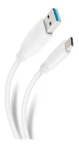 Cable Usb A Usb Tipo C 2metros Fullconfig Blanco Steren