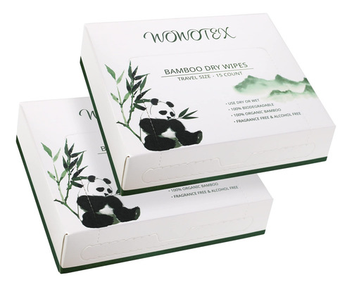 Wowotex Toalla Facial Desechable De Bambú Biodegradable