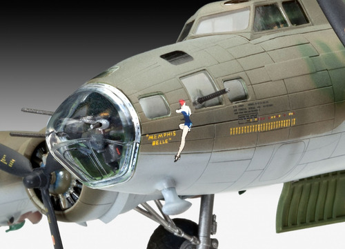 Avión Bombardero Revell 4279 B17 Memphis Belle 1/72 Maqueta