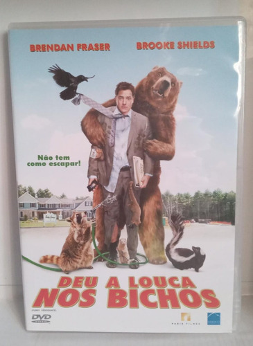 Dvd Deu A Louca Nos Bichos - Brendan Fraser * Original