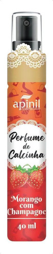 Perfume De Calcinha 40ml Apinil Morango/champagne