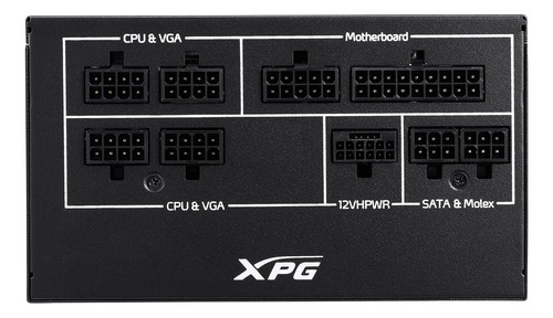 Xpg Core Reactor Ii Fuente De Alimentación Modular: Atx3.0-80 Plus Gold - Atx - Fuente De Alimentación Totalmente Modular - De 10 Años - 650 Vatios (corereactorii650g-bkcus)