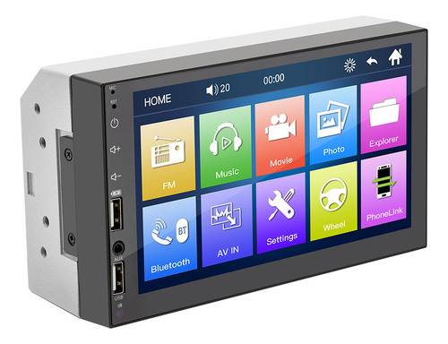 S Reproductor Multimedia Bluetooth Para Coche De 7 Pulgadas