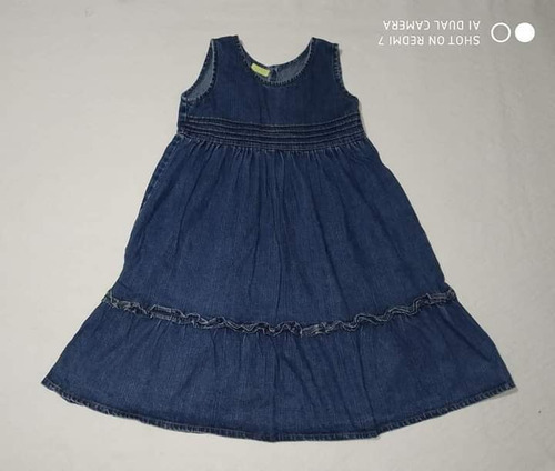 Vestido Jean Niña Aprox 6 Años