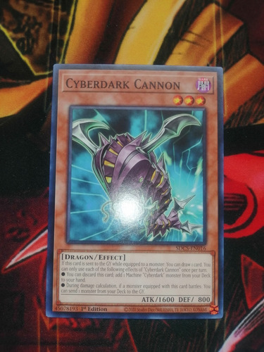 Cyberdark Cannon Yu-gi-oh! Original Konami