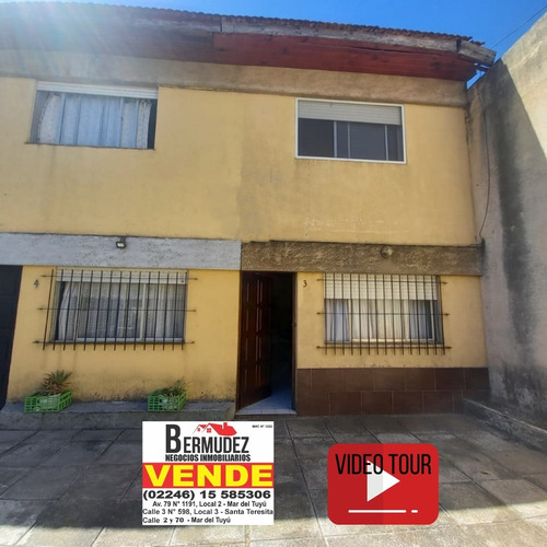 Duplex De 3 Amb En Excelente Zona De Santa Teresita, Amoblado. Calle 34 E/ 4 Y 5