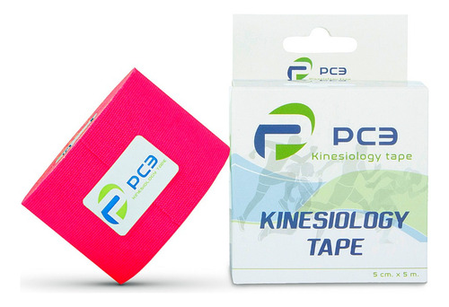 Cinta Kinesiológica - Vendaje Tapping - Tape Neuromuscular Color Fucsia
