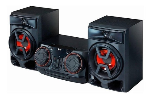 Minicomponente LG Xboom CK43 negro con bluetooth 300W de potencia - 110V/220V