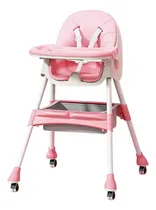 Comprar Silla De Comer Mecedora 3 En 1 Bebesit Rosa 6651