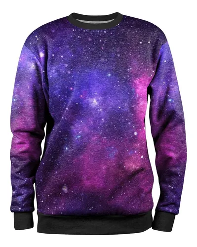 Blusa Moletom Galaxia Nebulosa Tumblr Swag Star Estrelas Ceu