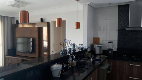 Imagem 4 de 15 de Apartamento Com Sacada Gourmet Na Vila Carrão - Ap0261