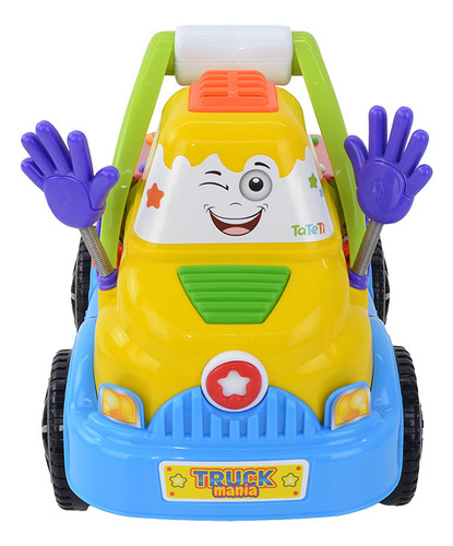 Brinquedo Educativo Carrinho Truck Mania Ta Te Ti - 873 Cor Amarelo