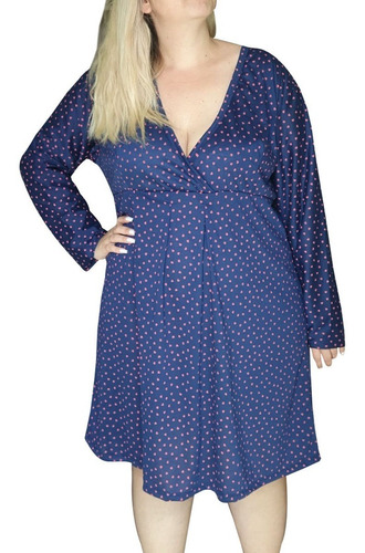 Imagem 4 de 10 de Kit 2 Camisolas Plus Size Gestante E Maternidade 7876 0271