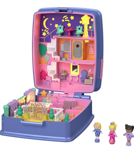 Polly Pocket Retro Starbright Dinner 3 Muñecas Estilo Retro