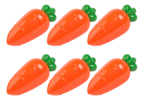 Caja De Regalo Fake Carrots Para Caramelos, 6 Unidades