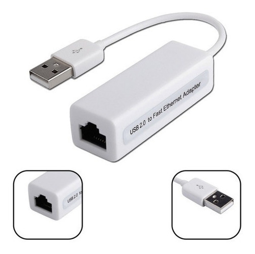 Adaptador Placa De Red Usb A Ethernet Rj45 Int.co Kl-001